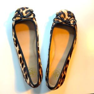 Tory Burch Cheetah Calf hair flats NEW size 5.5